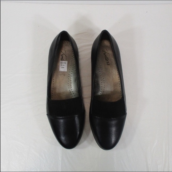 TROTTERS Laurie Black Leather Loafers NWT Size 9.5N - Picture 2 of 8